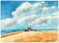 Nebo, more, lodki, watercolor, 2009.jpg