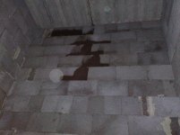 Вода пришла через вертикальные щели в лифтовую комнату.jpg