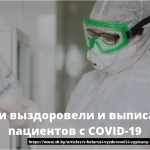 В Беларуси выздоровели и выписаны 11 415 пациентов с COVID-19 13