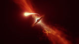 Астрономы впервые наблюдали смерть звезды в черной дыре 1