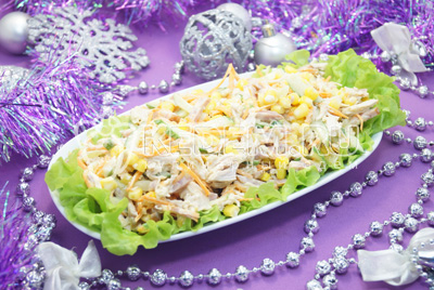 Новогодний салат «Чародей»