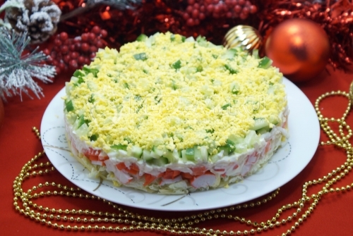 Салат «Новогодний праздник» 1