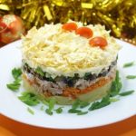 Слоёный салат «Новогоднее желание» 15