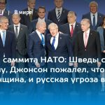 Нюансы саммита НАТО: Шведы сдались Эрдогану, Джонсон пожалел, что Путин - не женщина, и русская угроза в виде салата 13