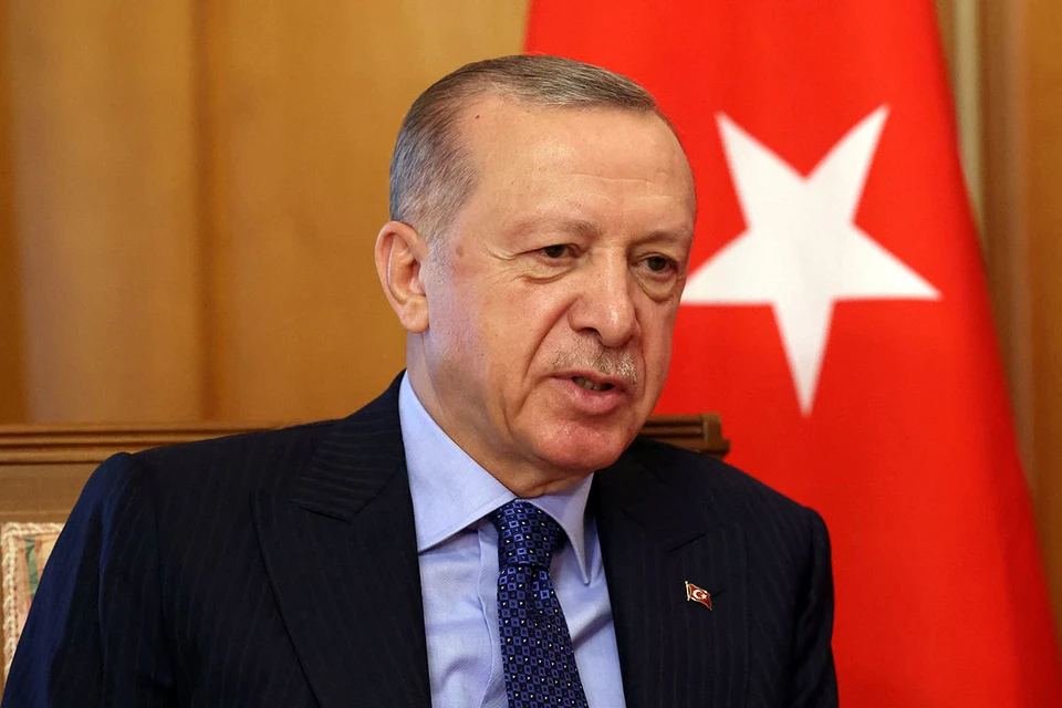 Турецкий лидер Реджеп Тайип Эрдоган.