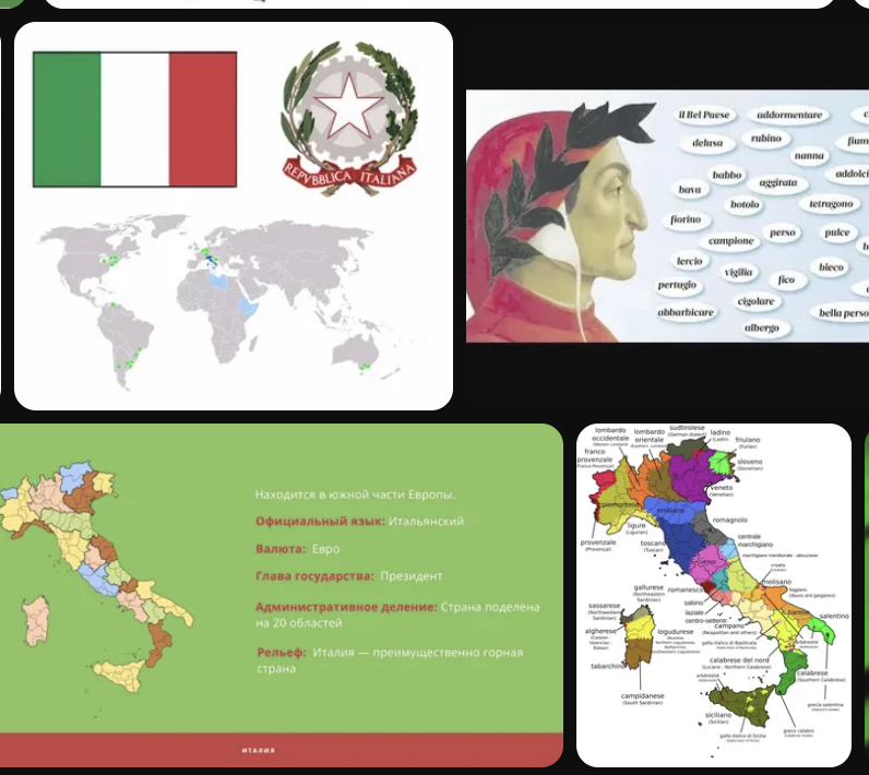 Итальянский язык: происхождение, диалекты, грамматика и тенденции изучения 1
