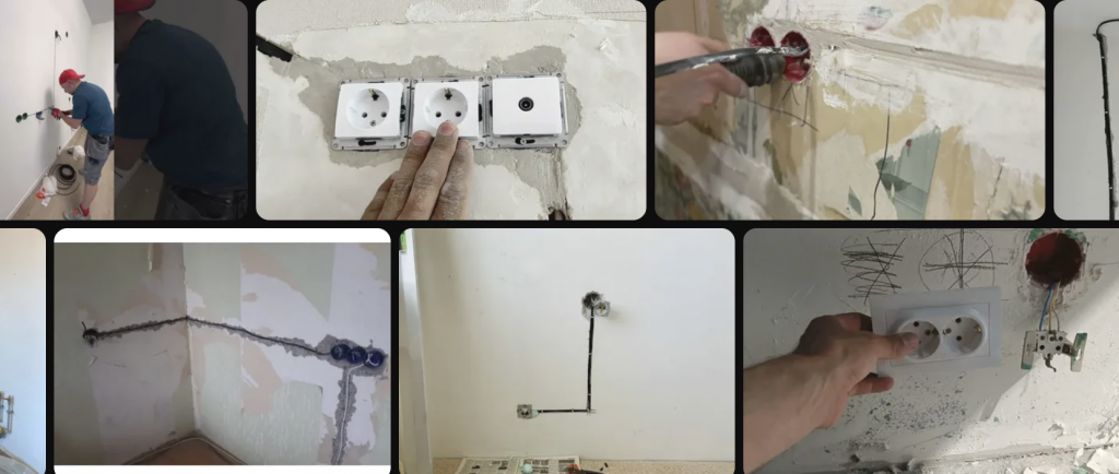 Перенос розеток