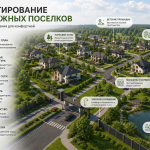 Проектирование коттеджных поселков: ключевые этапы создания комфортной среды для жизни 14 Проектирование коттеджных поселков